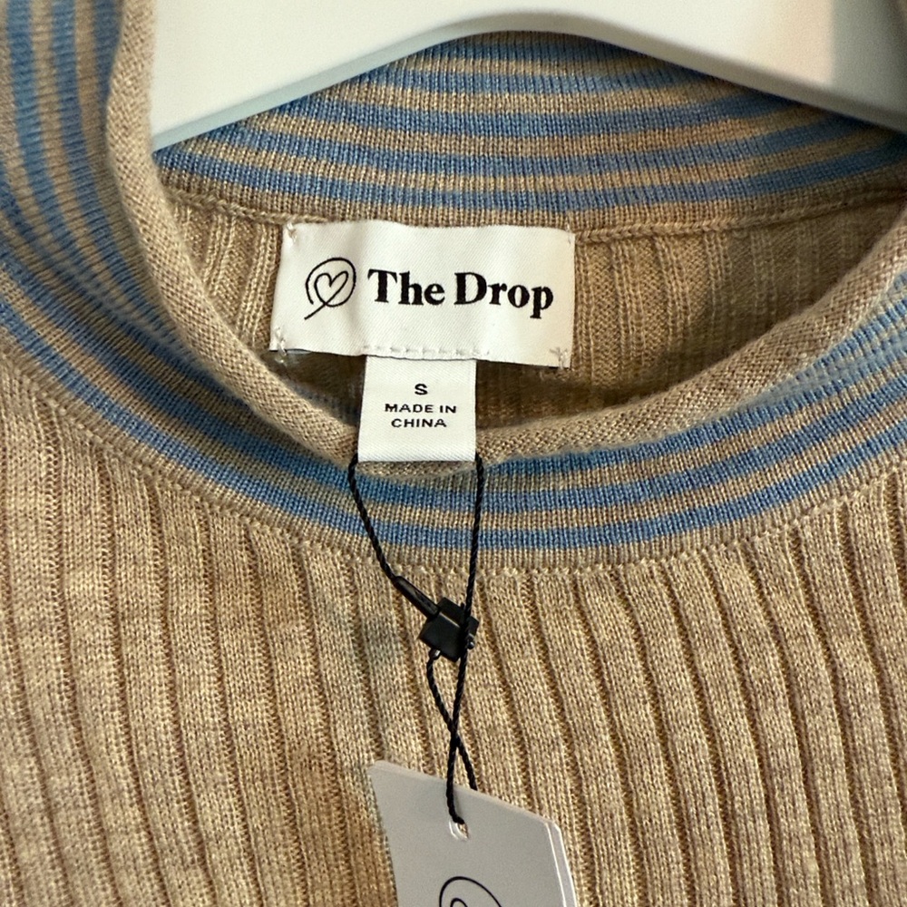 Tan Ribbed Knit Top - Picture 4 of 7